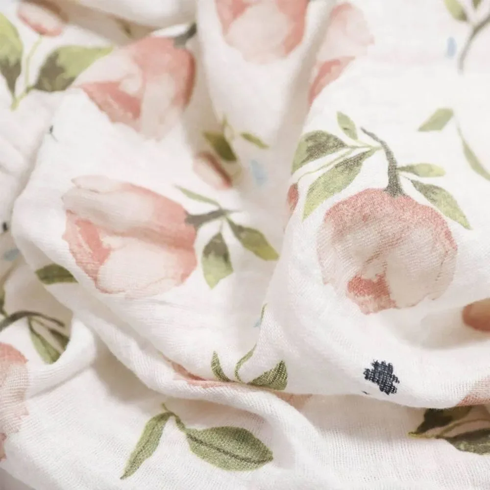 Little Unicorn Organic Swaddle Gift Set - Watercolor Floret - 2pk
